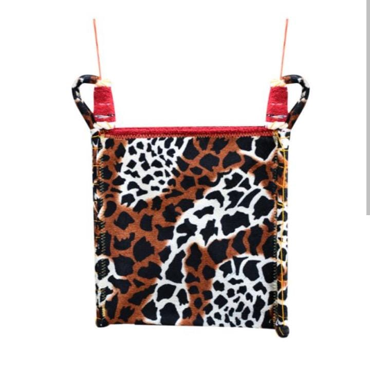 Sac à main traditionnel en tissu panther